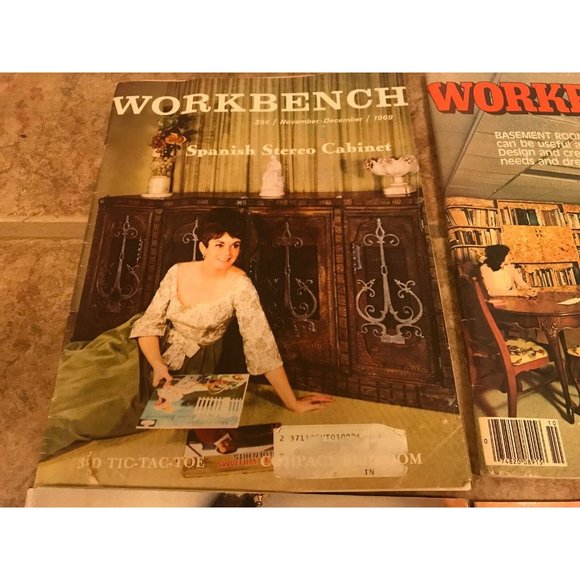 4 Vintage Workbench Magazines Dec 1969 October 1983 April 1984 March 1992 - Picture 2 of 5